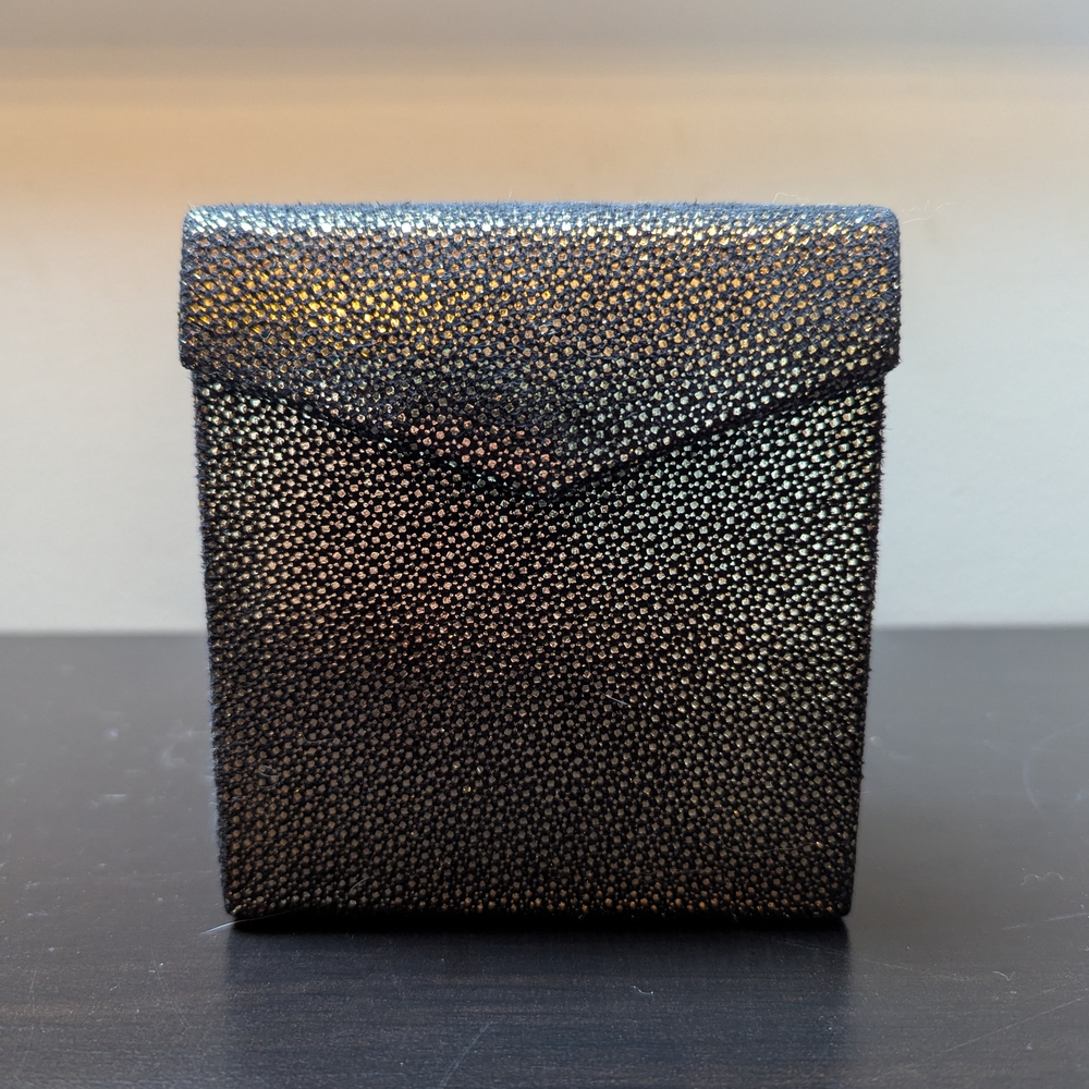 Elegant Black and Gold Men's Bag